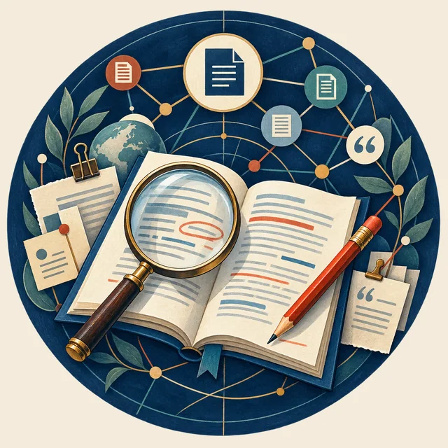 Sources & Standards Editor editorial emblem