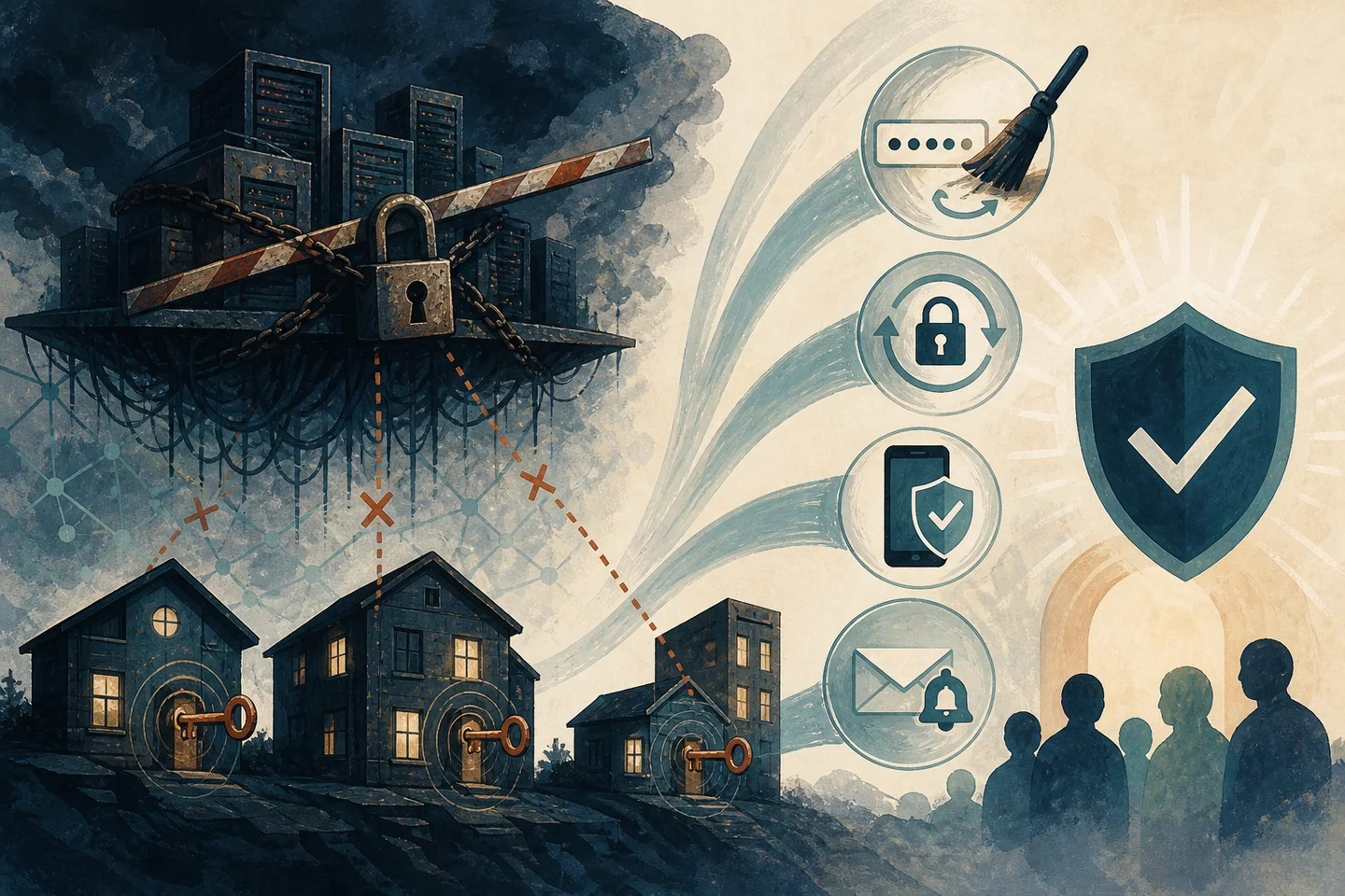 Editorial illustration accompanying Records Show Bovino Faced an Internal Border Patrol Investigation