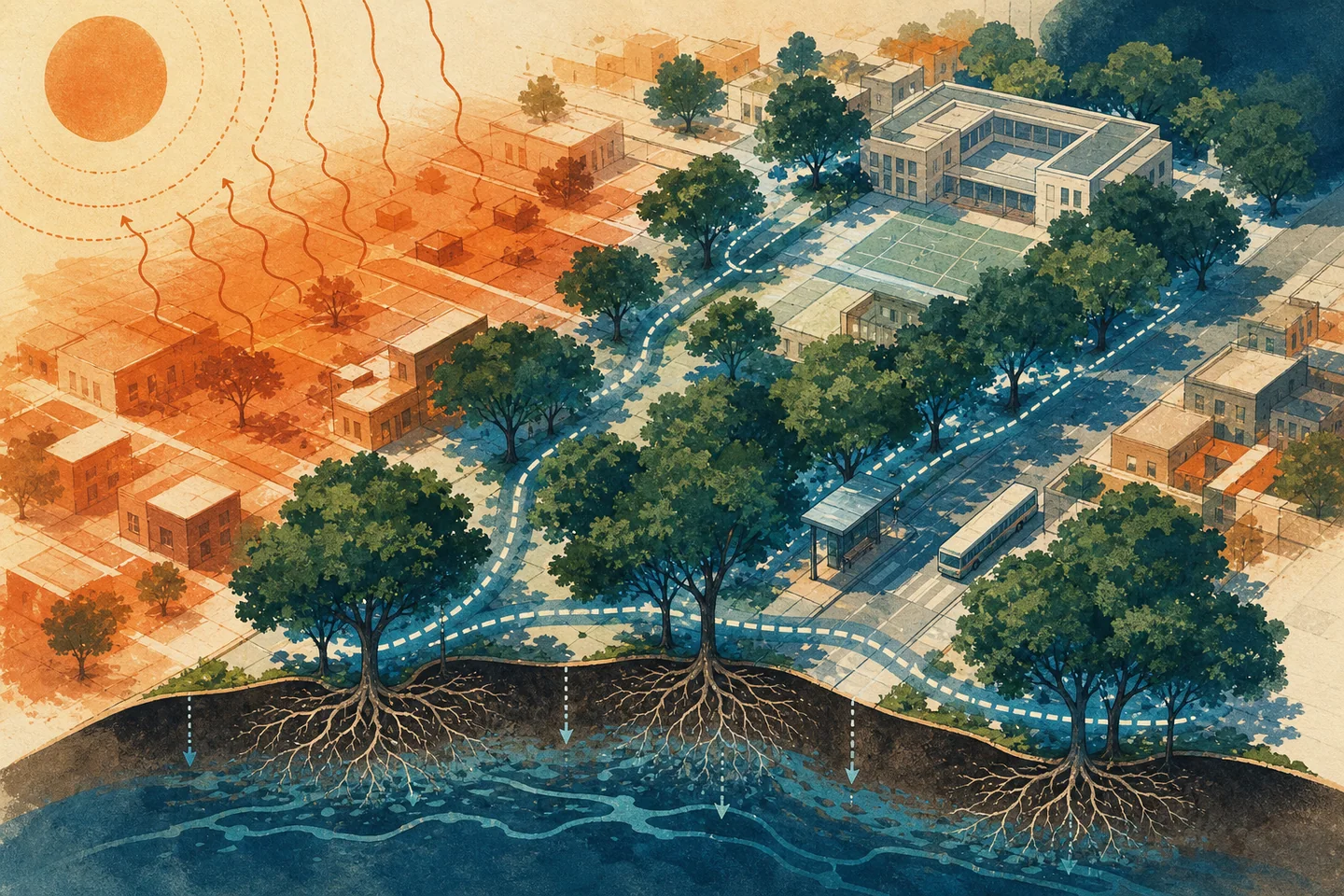 Editorial illustration accompanying CDC Tracks New Measles Outbreaks Across the United States